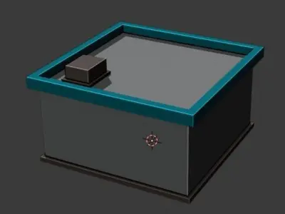 Low Poly Open and Enterable Clothes Shop Clear Windows  Free low-poly 3D model