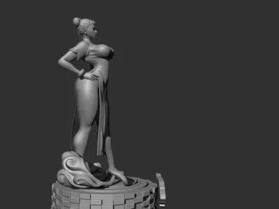 Chun li 3d model Street Fighter 3D print model