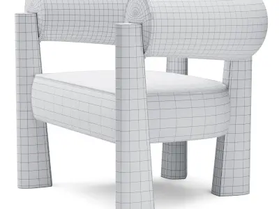 Achille Armchair 3D model
