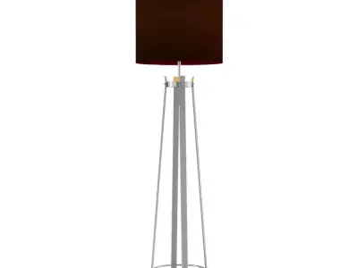 CENTURION BURGUNDY FLOOR LAMP 3D model