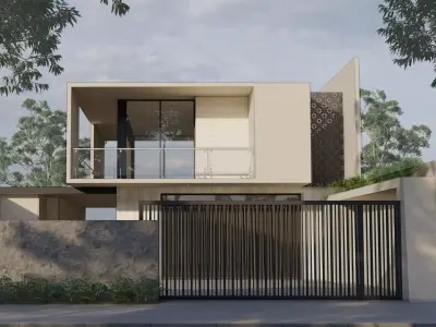 Realistic Exterior Lumion Rendering and SketchUp 3D model