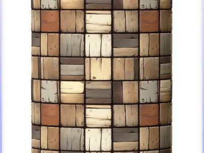 Stylized Tile Seamless Texture Texture