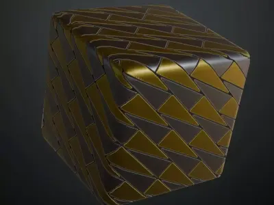 Powered Metal Design PBR Seamless Texture