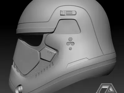 Star Wars - First Order Stormtrooper helmet 3D print model