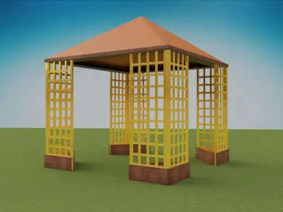 Gazebo 3D model order