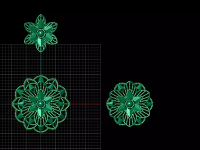 Pendant Set 41 3D print model