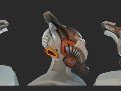 Helmet elien 01 02 3D model