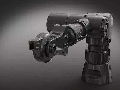 Robotic arm machine 3D model