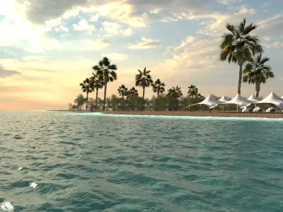 Bedouin Tent  3D model