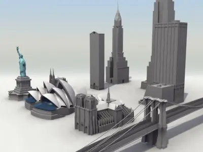 Landmark Collection 01 3D model