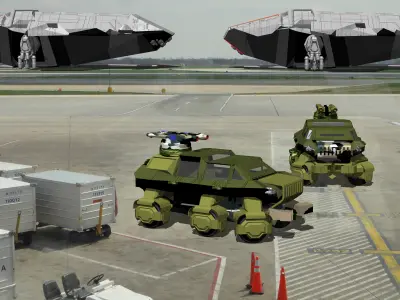 PG War Raven Transport 3D model