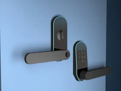Smart Door Lock 2 3D model