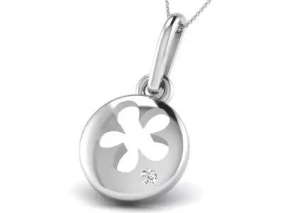 diamonds pendant 3D print model 33