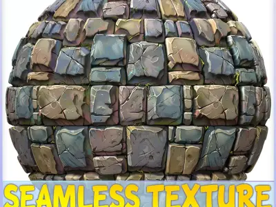 Stylized Wall Seamless Texture Texture purchase
