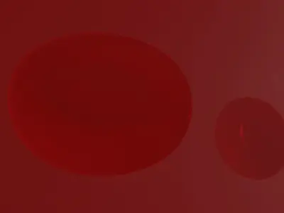 Red Blood cells in a vessel blood stream 3D model