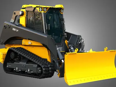 335 P-Tier Compact Track Loader  - Smart Grade 3D model
