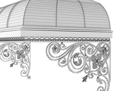 Glass visor 3 3D model 3D model
