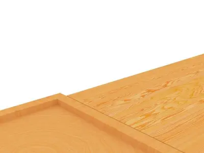 Wardrobe with Mirror 3D model