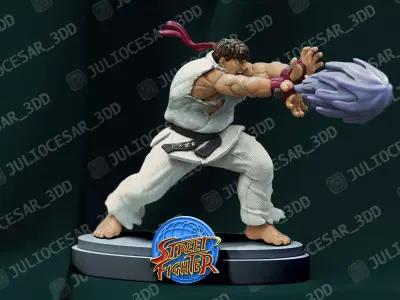 Street fighter - Ryu 3D print model