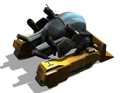 Space Station - Snow Shovel 01 3D model