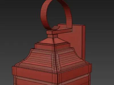 Bellevue wall light 3D model