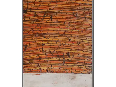 Abstract Painting Frame set 3D model 722