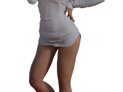 Ada Wong Casual Glamour 3D print model