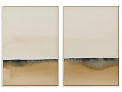 Abstract Painting Frame set 3D model 617