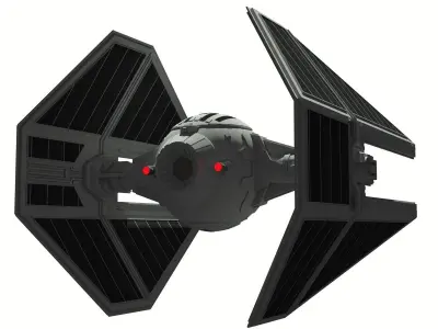 TIE Interceptor 3D model buy