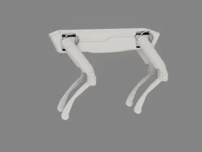 Boston Dynamics Dog - Low Poly PBR- Game Ready Low-poly 3D model