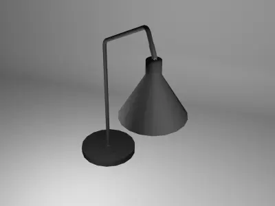 Modern Classic Table Lamp Low-poly 3D model
