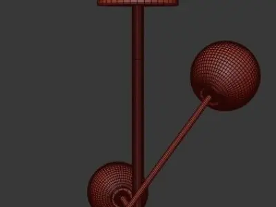 METEORITE CHANDELIER 3D model