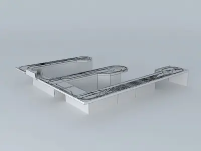 HO Railroad Free 3D model