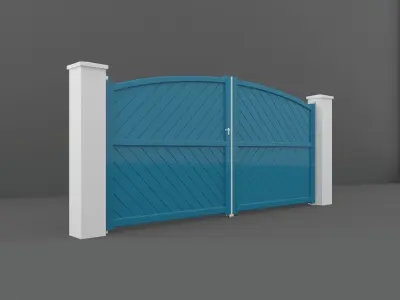 Outdoor Gate  3D model