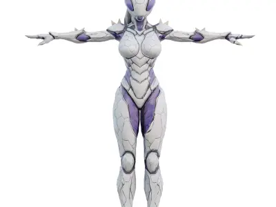 Kritis the explorer Low-poly 3D model