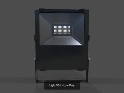 Lamps and Lights Collection - Low Poly 3D Model Pack