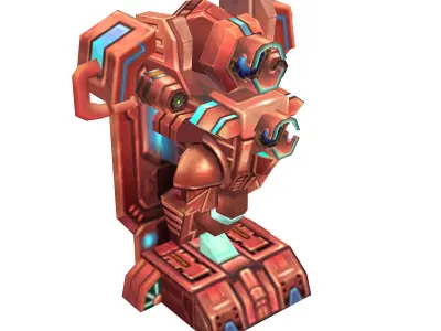 Wall Fortress - Electric Shock 02 3D model