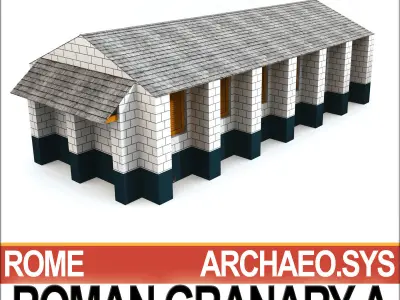 Roman Granary A 3D model