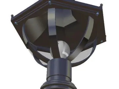 Lantern with foot 3D model