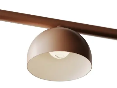 Blush Rail 5 Ceiling Lamp from Northern 3D model