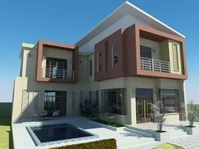 Modern House 3D model