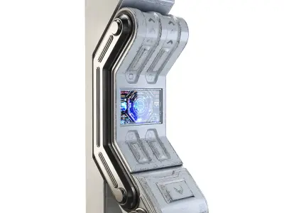 Space Station Wall 5 3D model