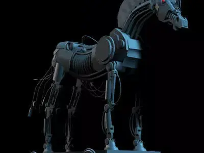 Trojan horse 3D model