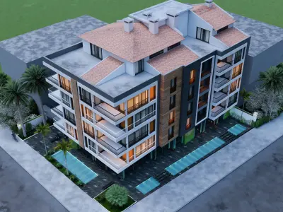   apartment project 3D model