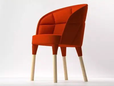 Emily dining chair 3D model purchase