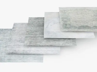 carpet light rug 3D model