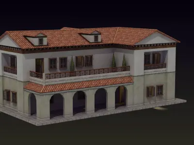 Roman House 3D model