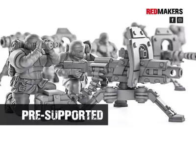 Alpha troops  - Heavy Support Squad of the Imperial Force 3D print model