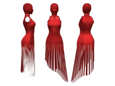 Who Am I Mistery Masked Head Dress Low-poly 3D model