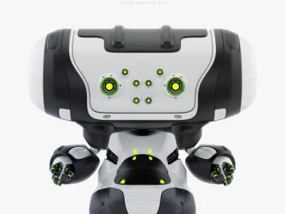 Aero beetle bot 3D model